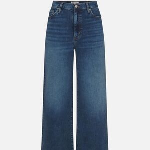 Frame Le Slim Palazzo Wide Leg High-Rise Womens Jeans - Blue - Size 32 (US 10)